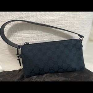 Gucci Mini Shoulder Bag in Black Monogram